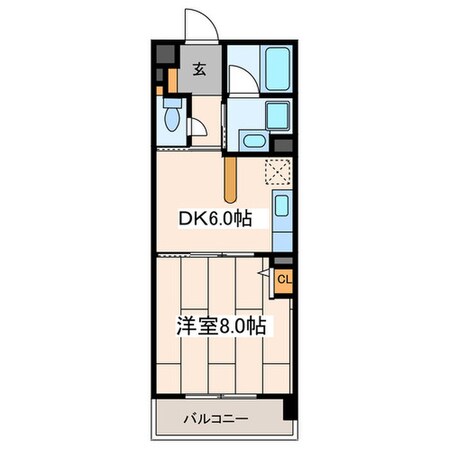 カーサ・ビーンズの物件間取画像